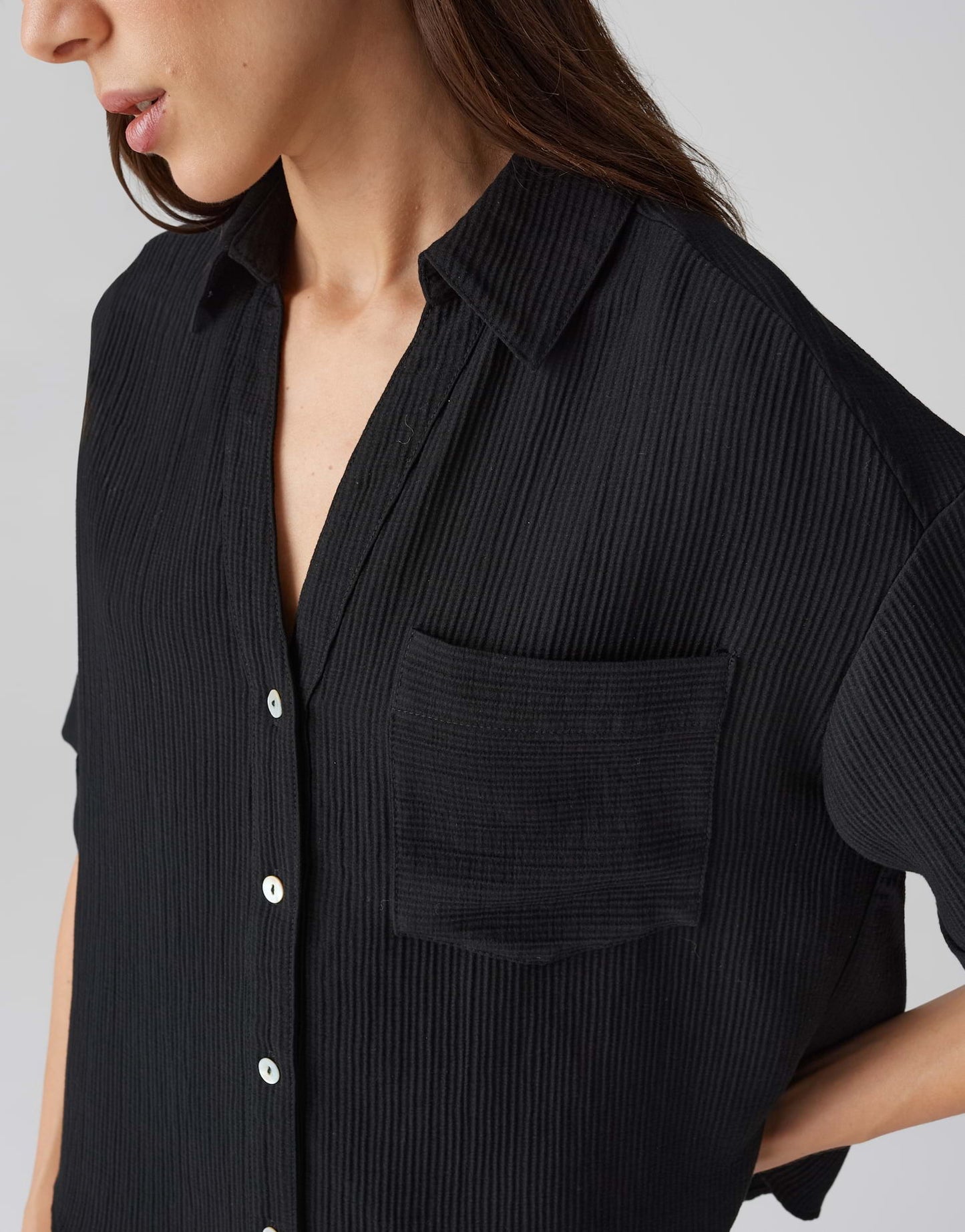 OPUS BLOUSE FIORA BLACK