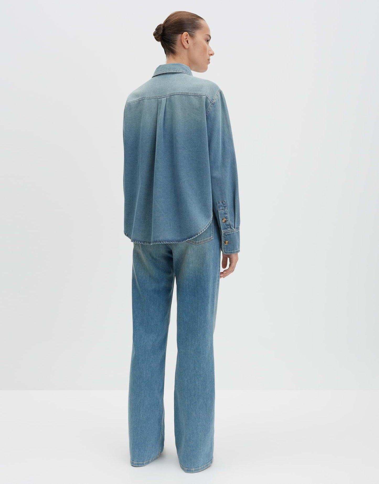 SOMEDAY BLOUSE ZUTIE MID SOFT BLUE