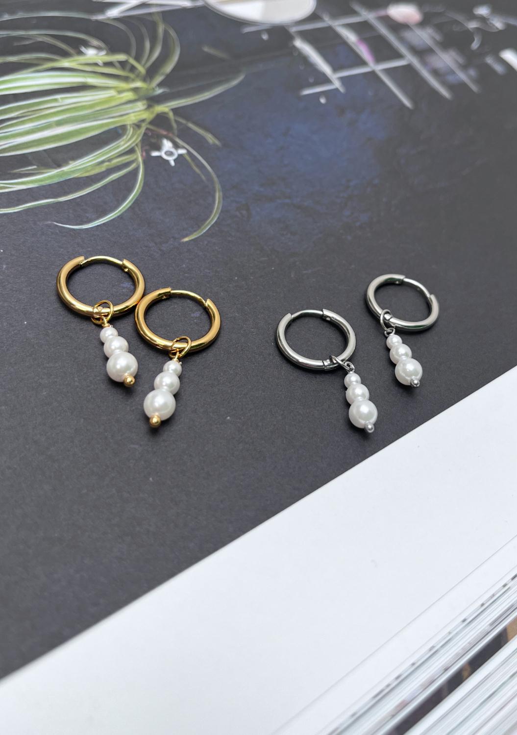 FLOW JEWELS OORBELLEN GABI GOUD