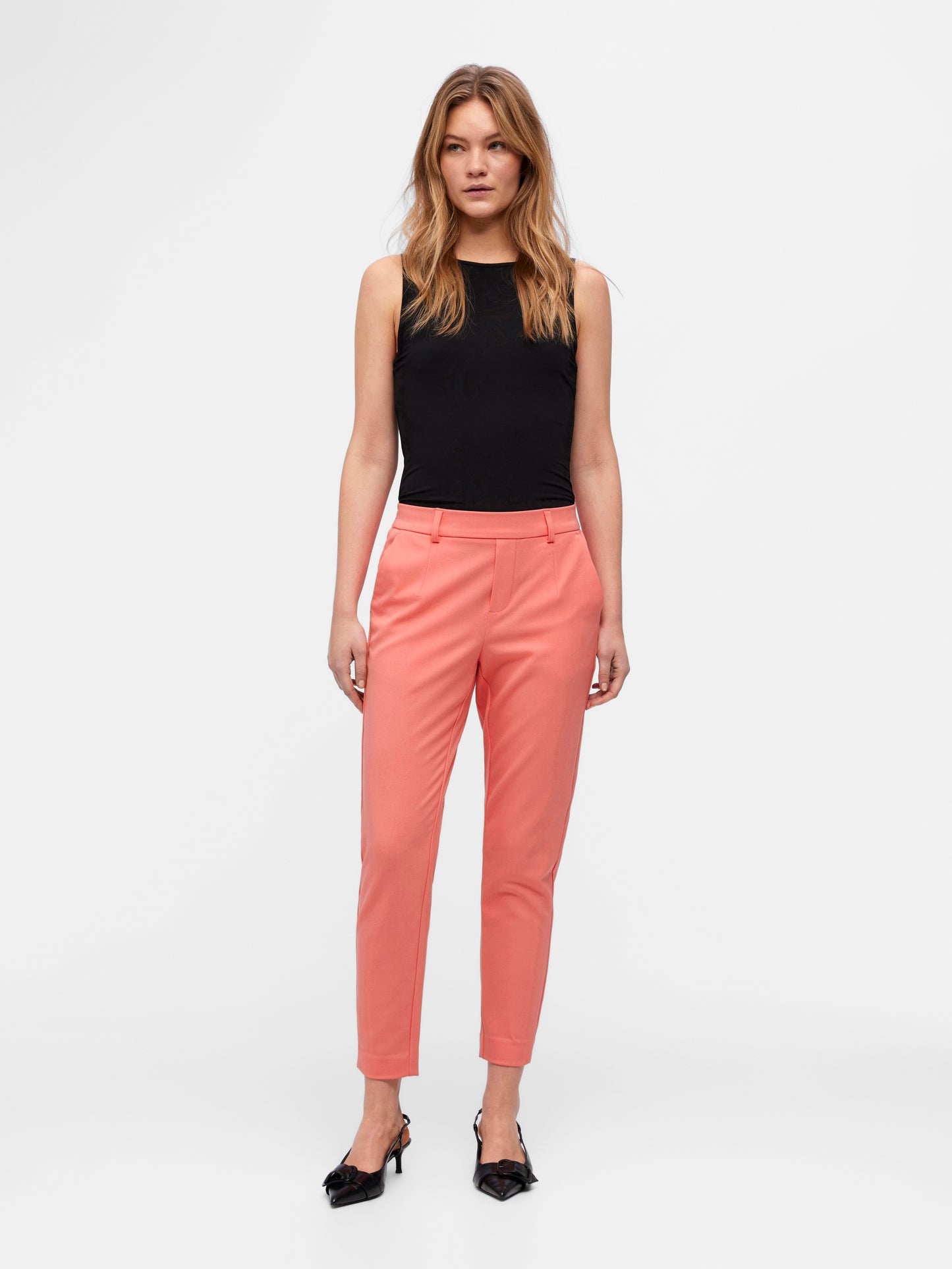 OBJECT BROEK LISA SLIM GEORGIA PEACH