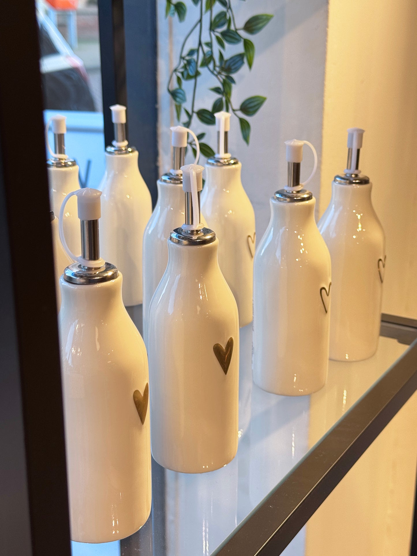 ZUSSS OLIE/AZIJN FLES GOUD HARTJE