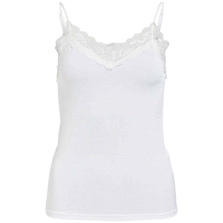 OBJECT TOP LEENA LACE WHITE