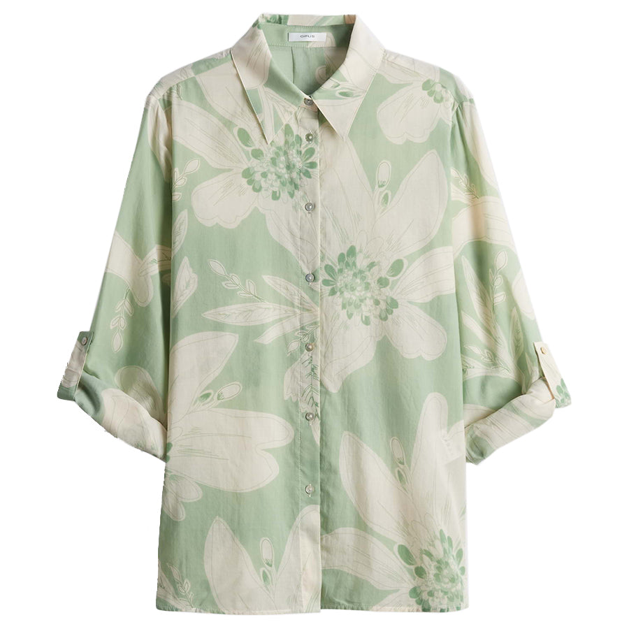 OPUS BLOUSE FUMINE BOHÈME GREEN GLOW