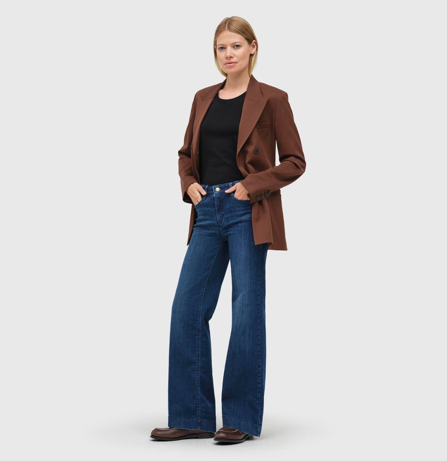 MAC JEANS DREAM WIDE COBALT AUTHENTIC WASH