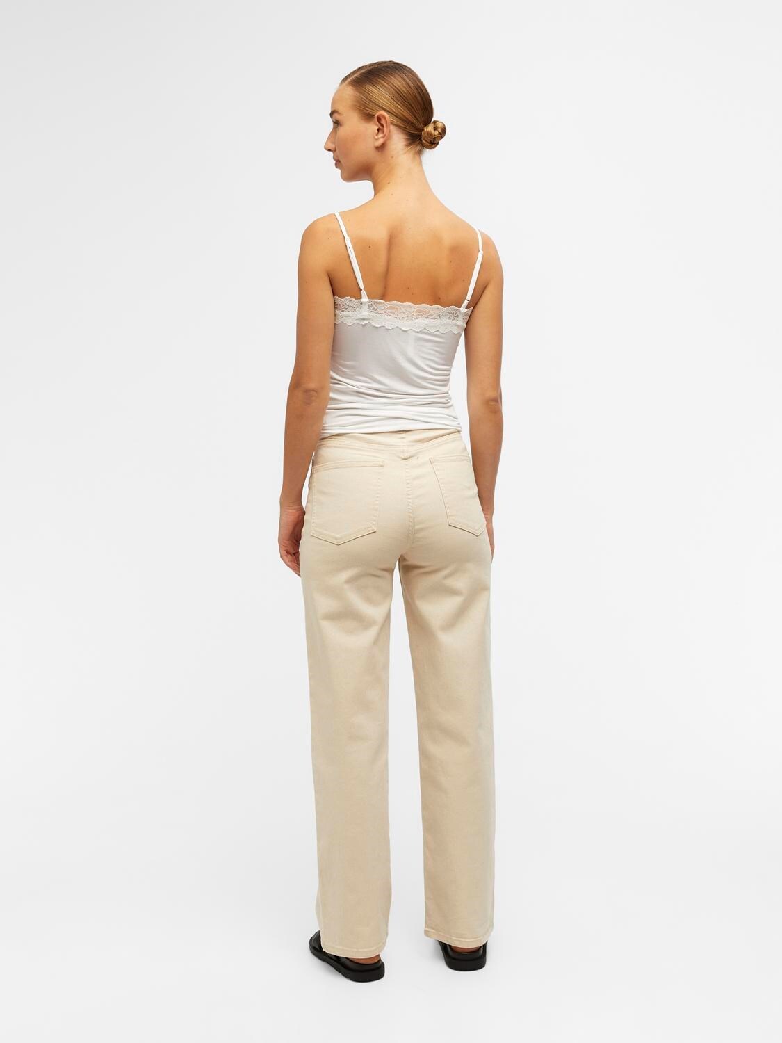 OBJECT TOP LEENA LACE WHITE