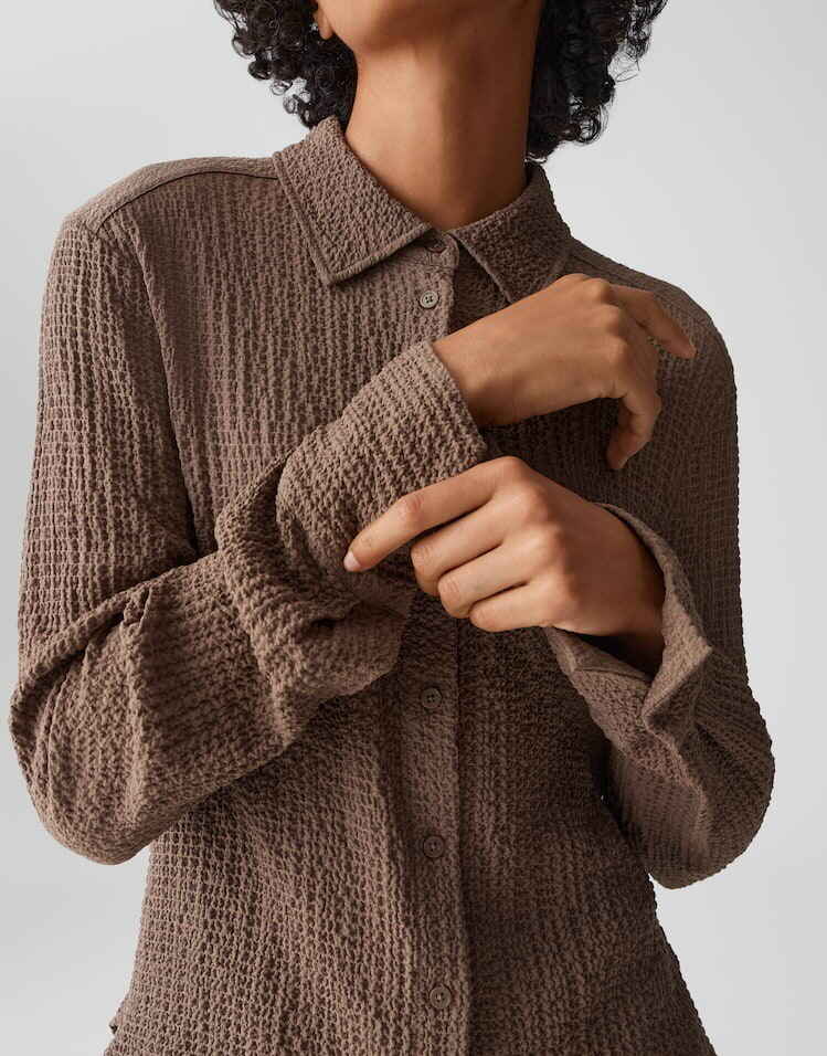 OPUS BLOUSE FRIVE COCOA