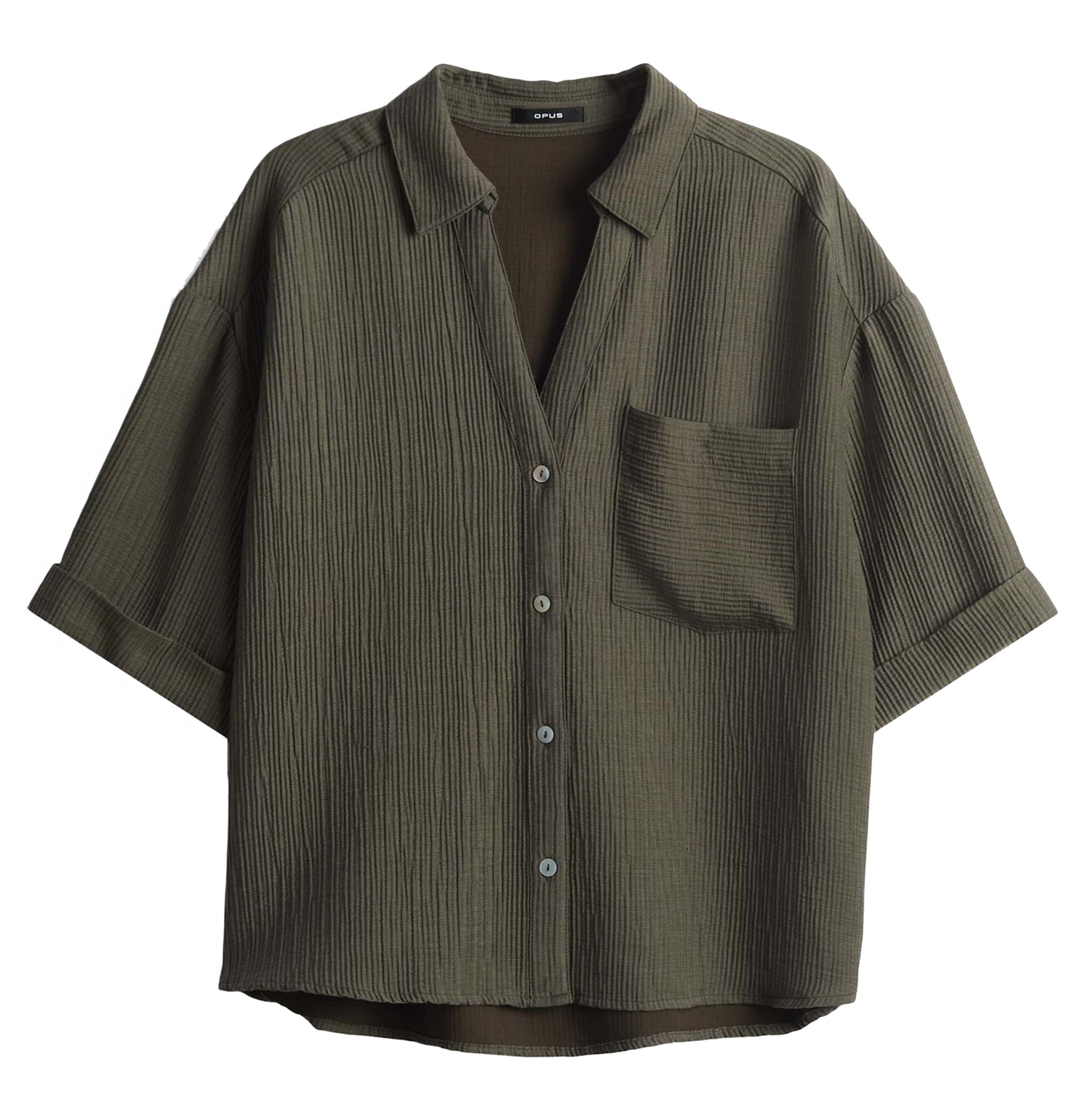 OPUS BLOUSE FIORA OLIVE LEAF