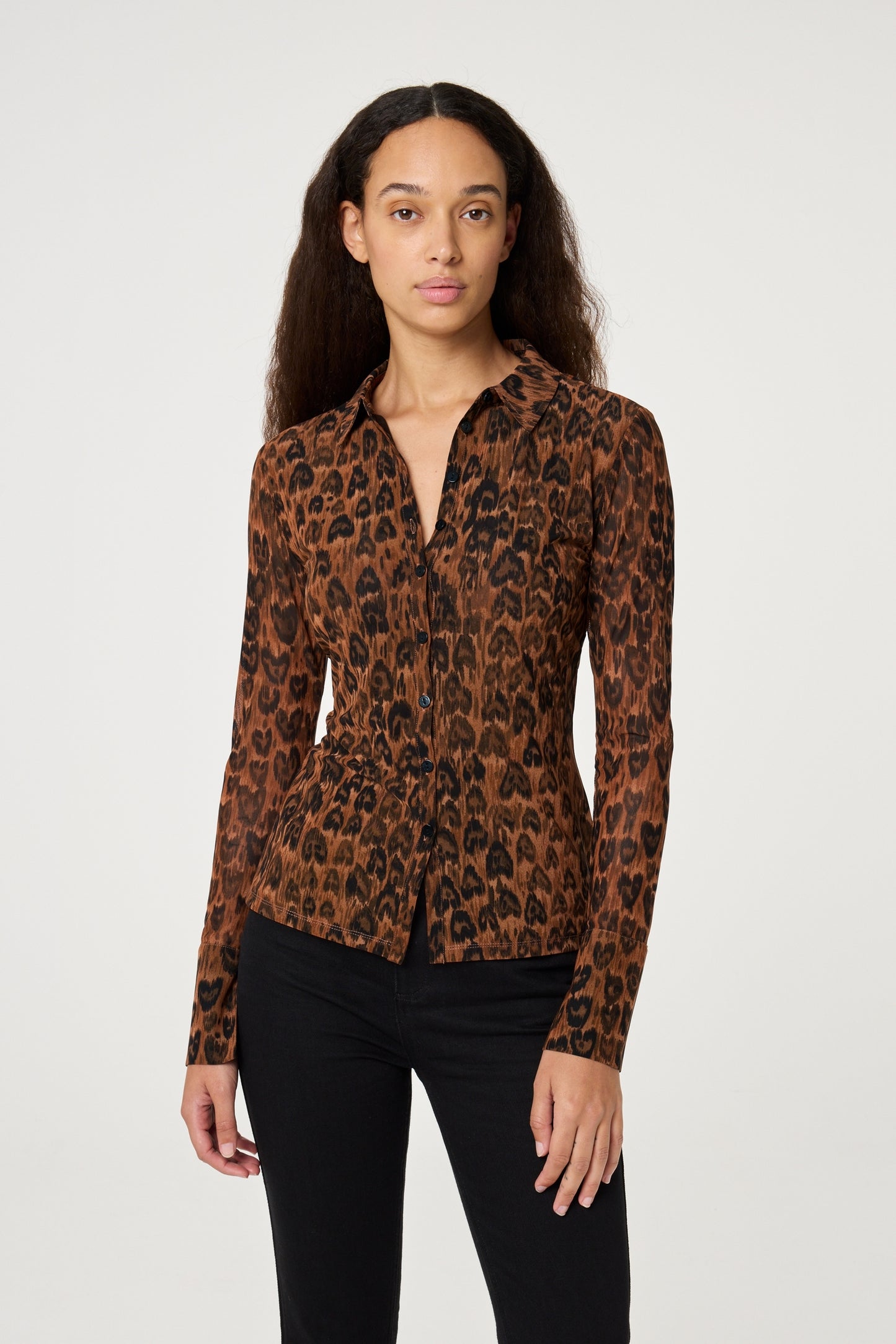 FABIENNE CHAPOT BLOUSE KEVIS BURNT SUGAR/BLACK