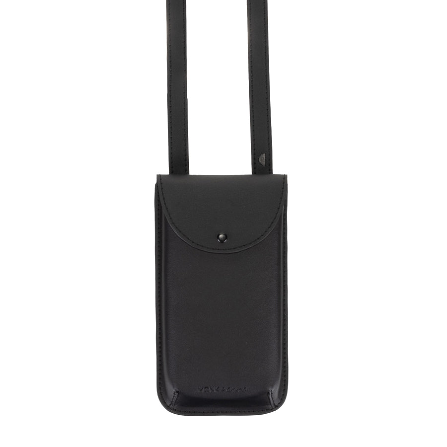 MONK & ANNA TASJE PHONE POUCH BLACK