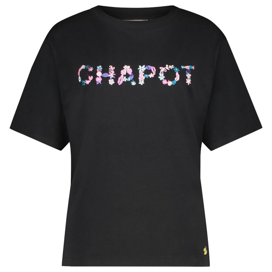 FABIENNE CHAPOT T-SHIRT STEVE CHAPOT BLACK