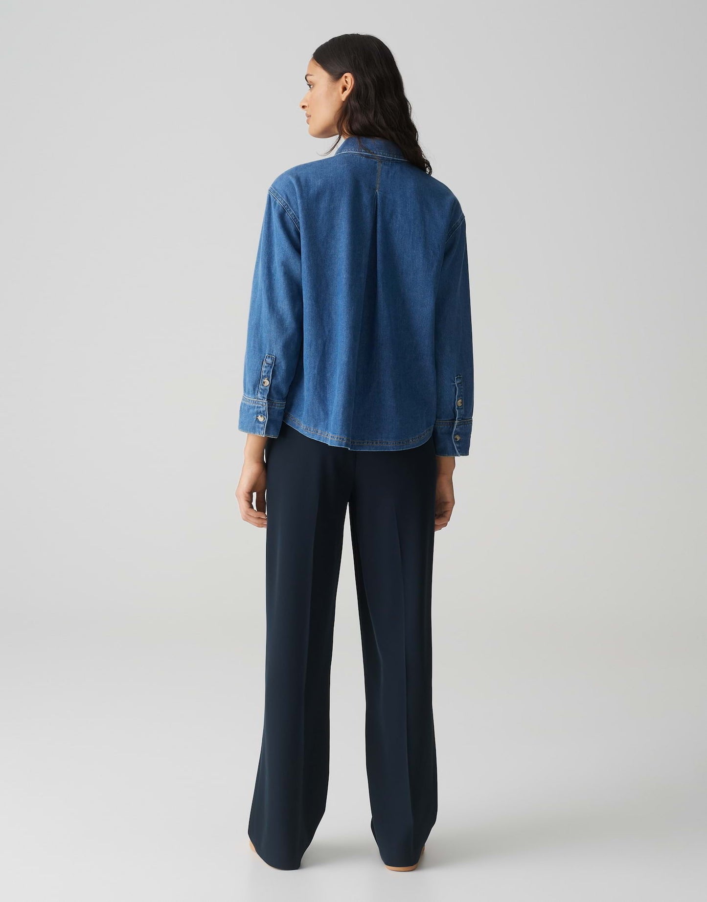 OPUS BLOUSE FELYN MID COASTAL BLUE