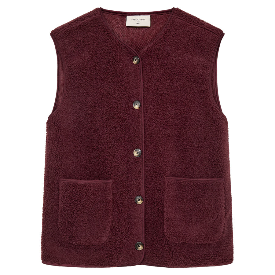 FREEQUENT BODYWARMER TEDDY PORT ROYALE