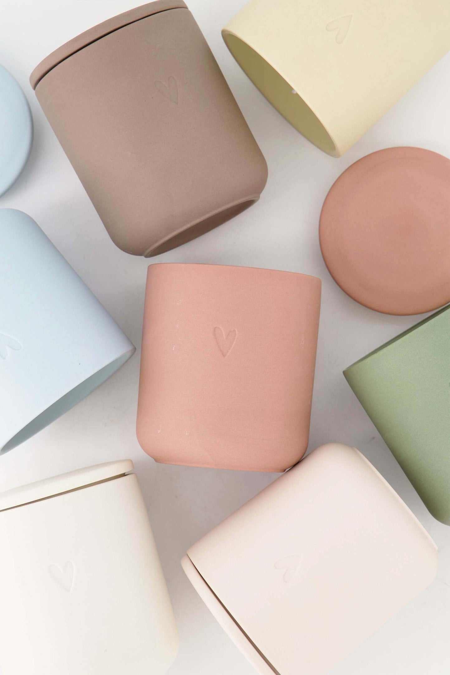 ZUSSS GEURKAARS KERAMIEK HARTJE LICHTROZE