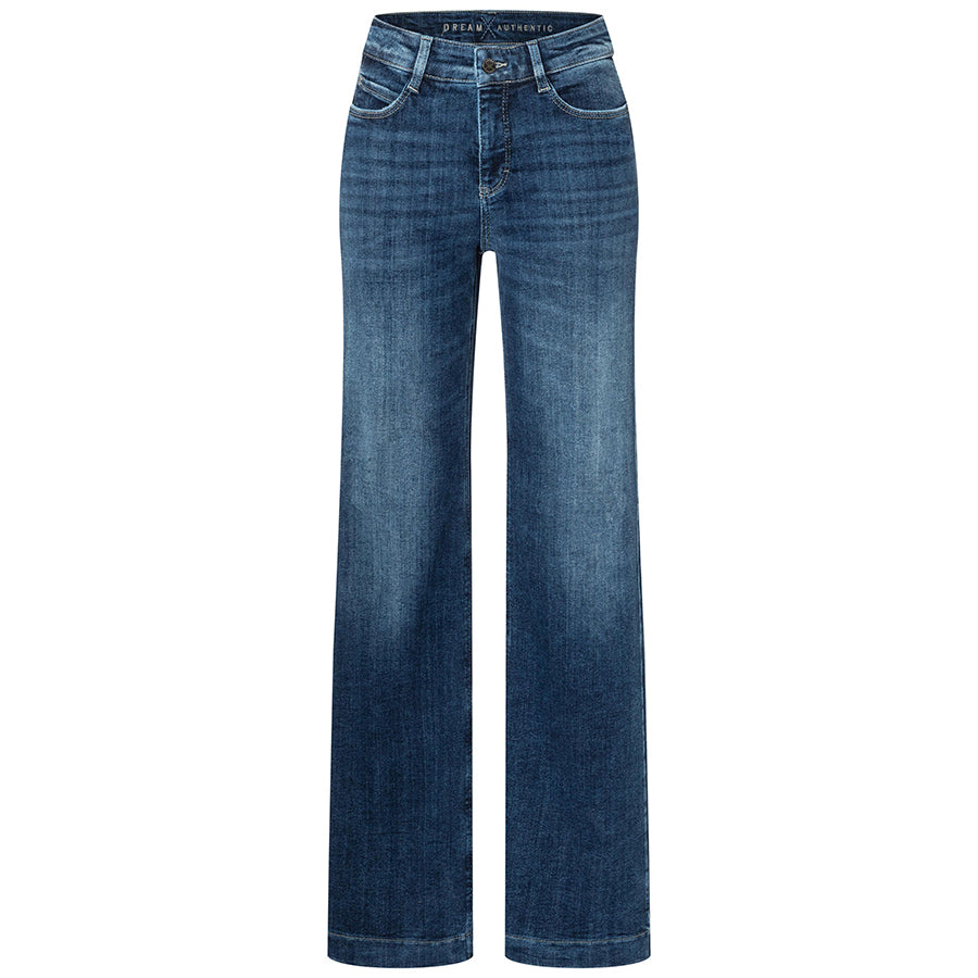 MAC JEANS DREAM WIDE COBALT AUTHENTIC WASH