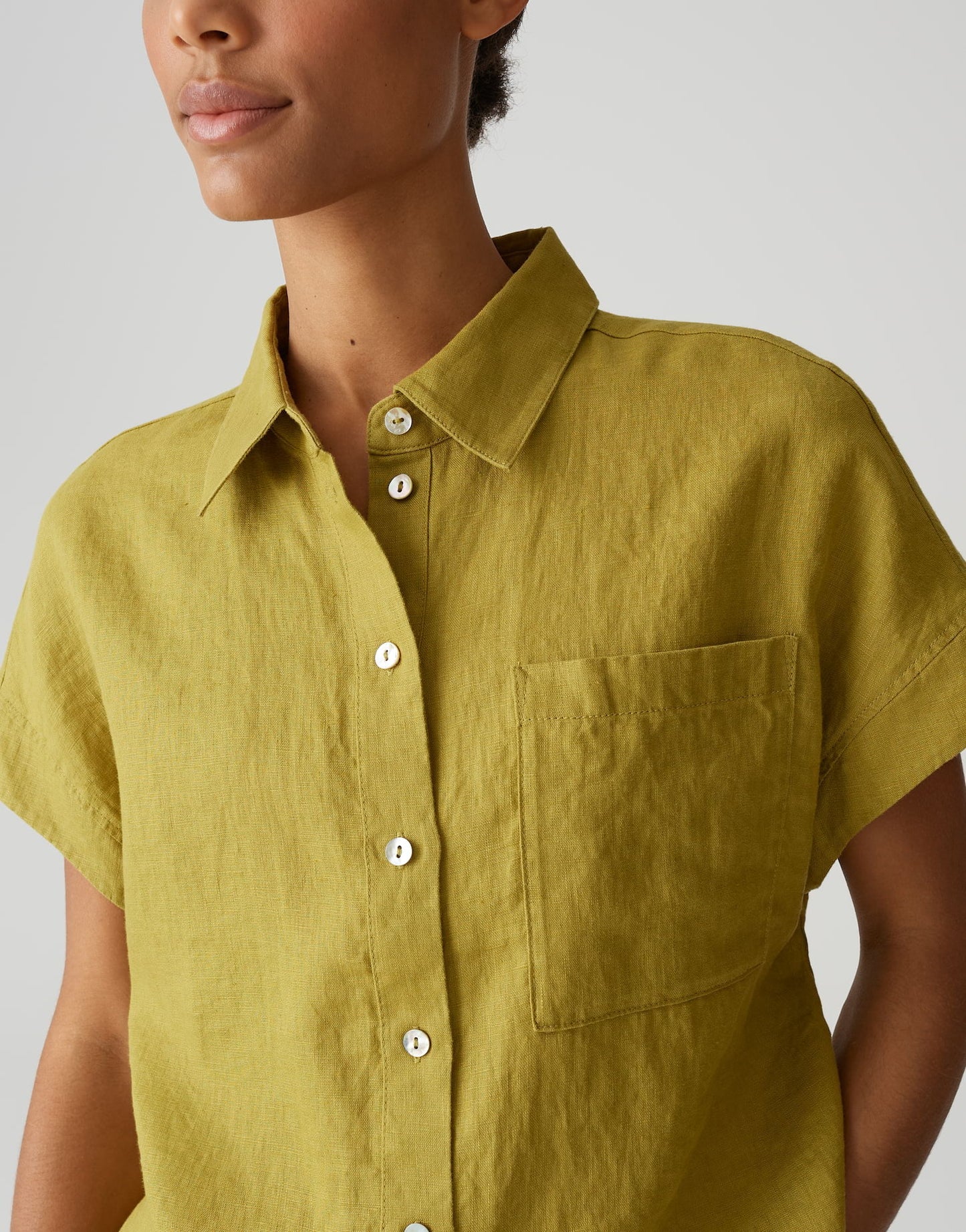 OPUS BLOUSE FELISA TROPICAL MOSS
