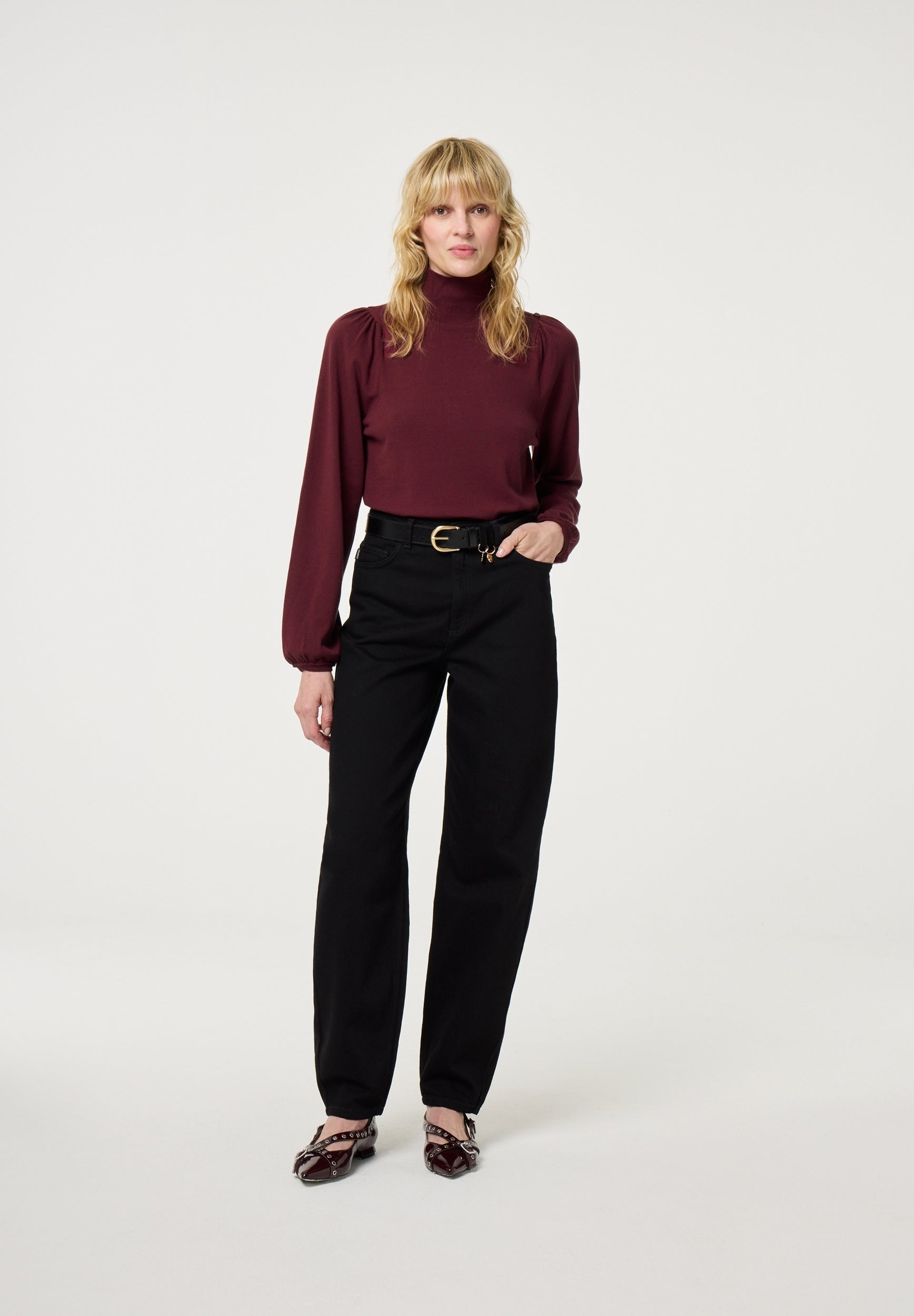 FABIENNE CHAPOT TRUI MOLLY DEEP BURGUNDY