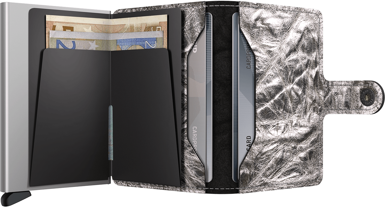 SECRID MINIWALLET CRUNCH SILVER