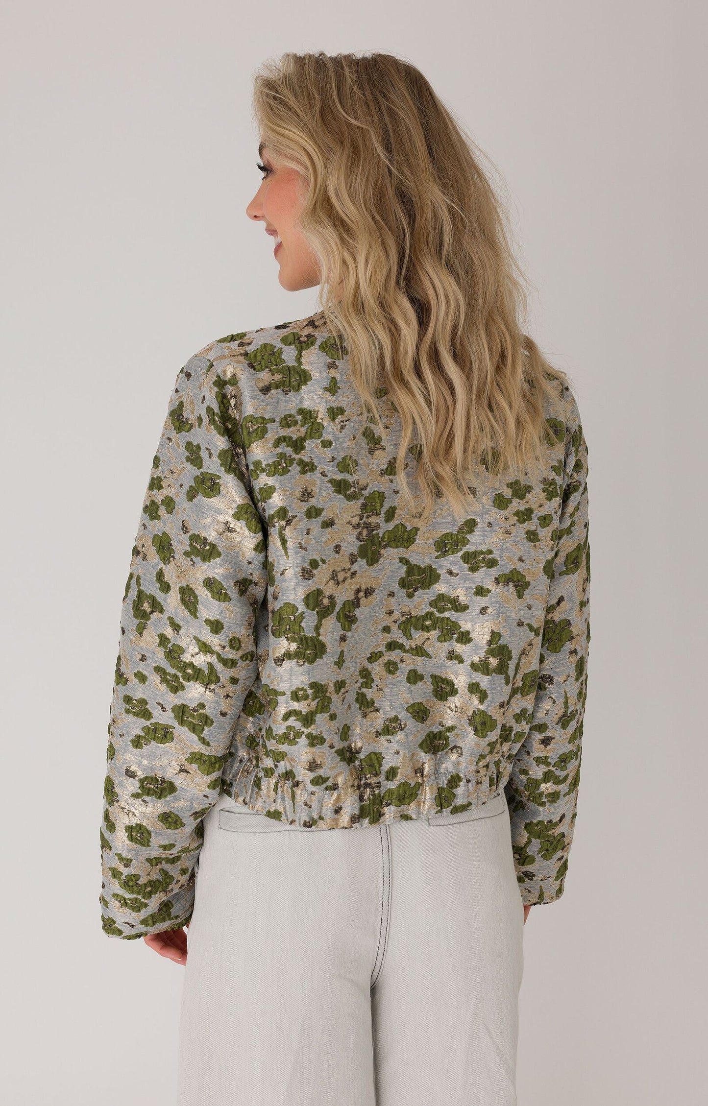 ANNA BLAZER PANTER OLIVE GREEN