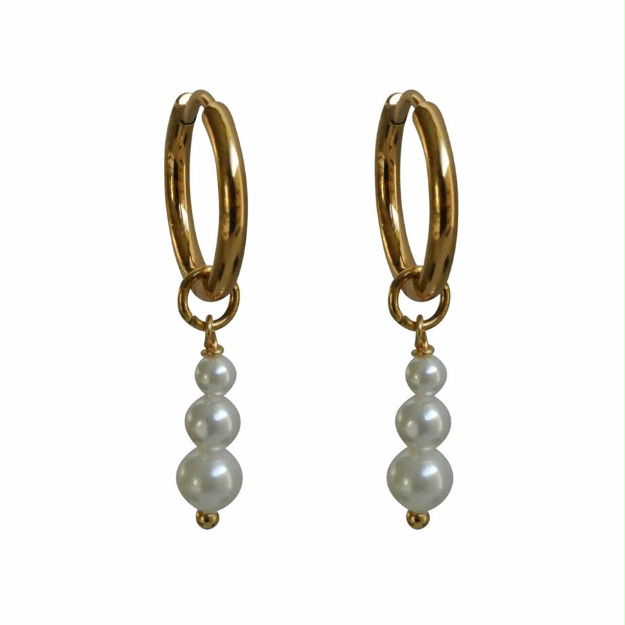 FLOW JEWELS OORBELLEN GABI GOUD