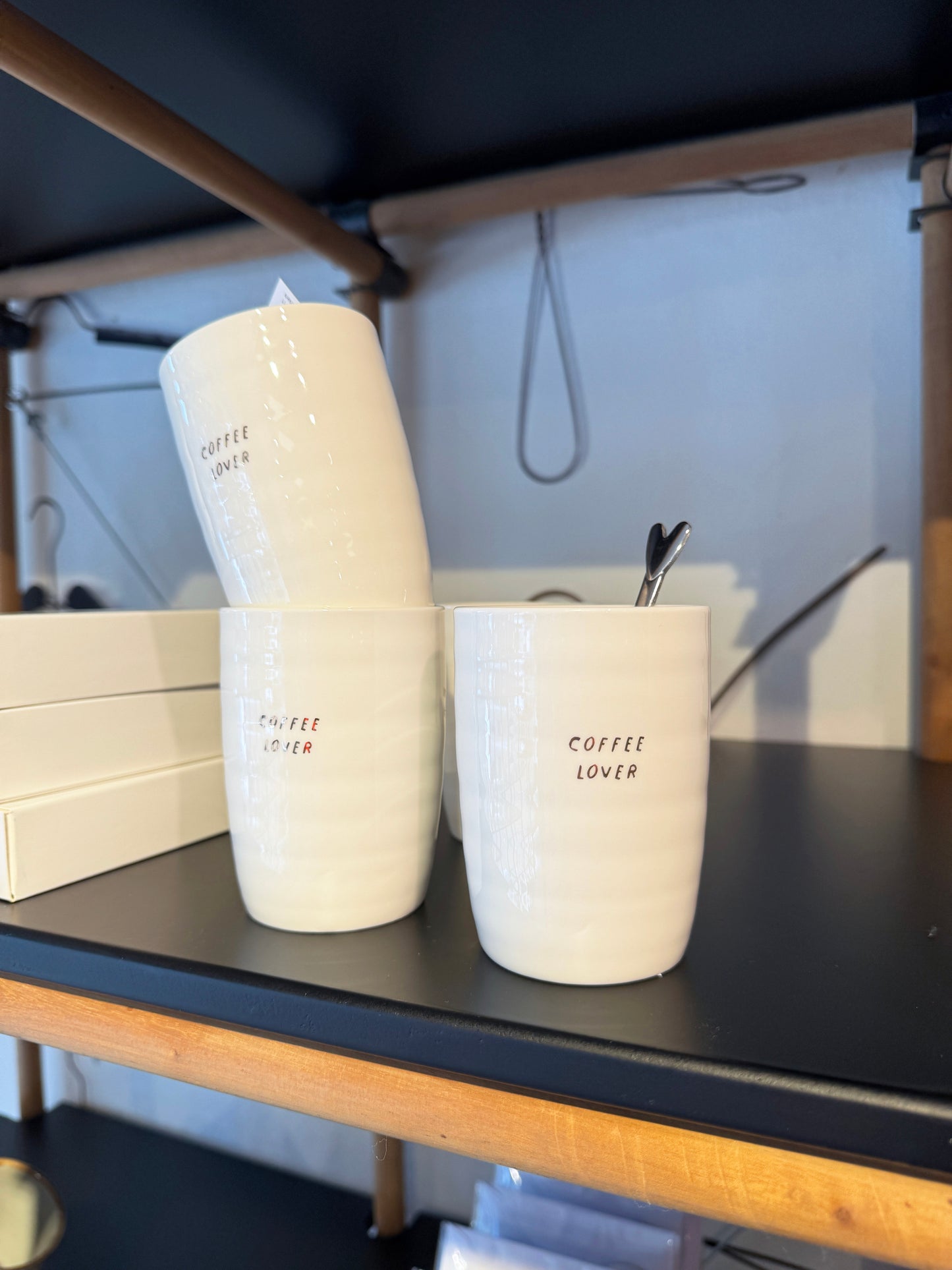 ZUSSS KOFFIEMOK COFFEE LOVER WIT/GOUD