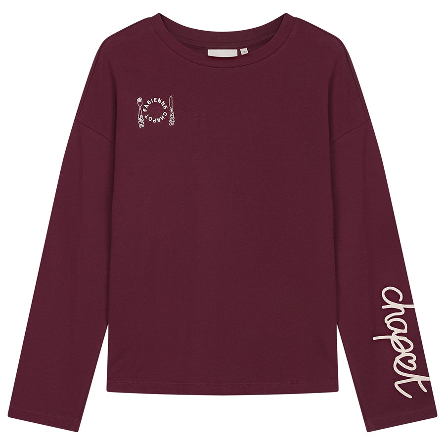 FABIENNE CHAPOT SHIRT PHILEINE DEEP BURGUNDY