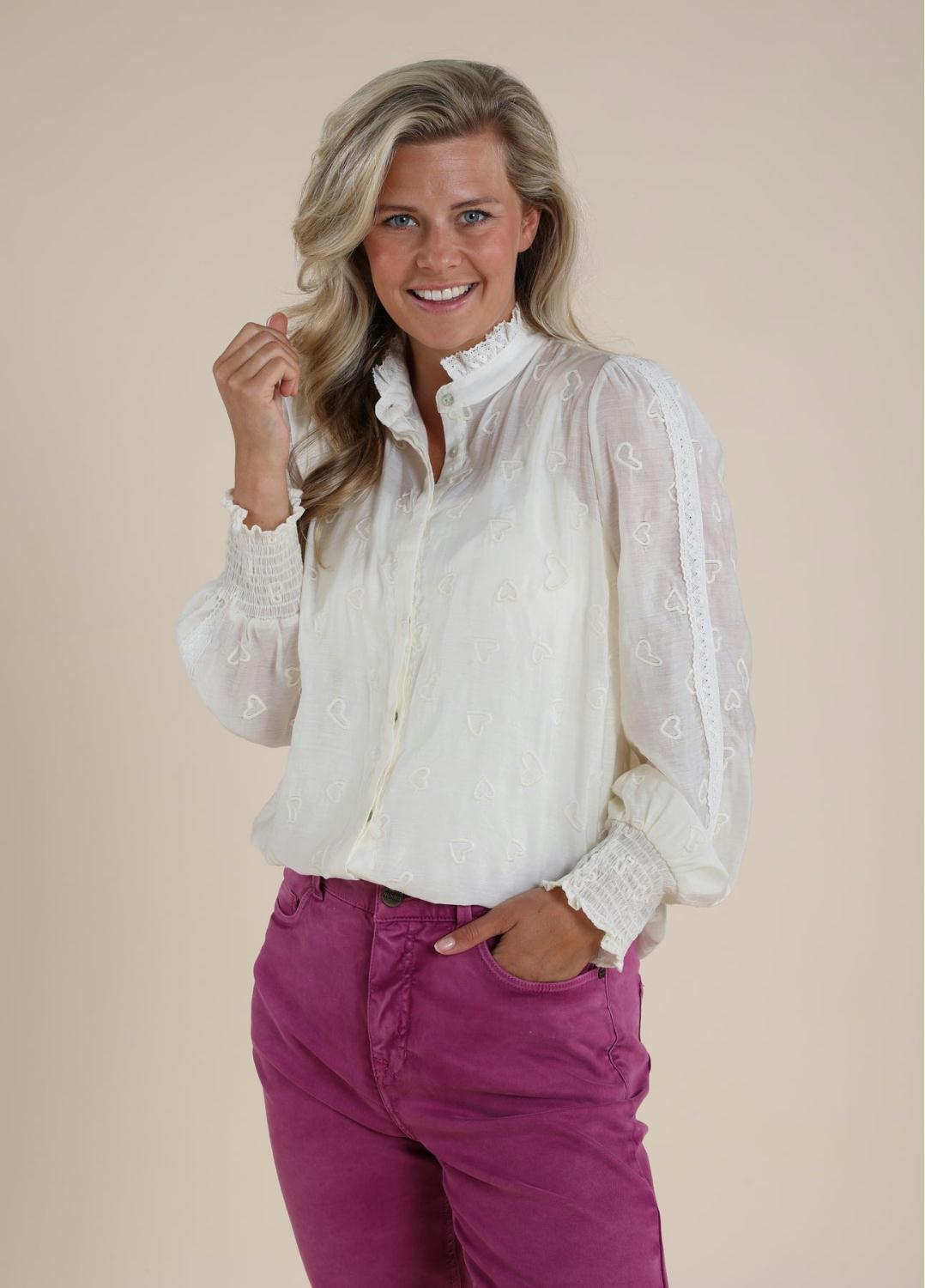 NUKUS BLOUSE ANGELIQUE OFF WHITE