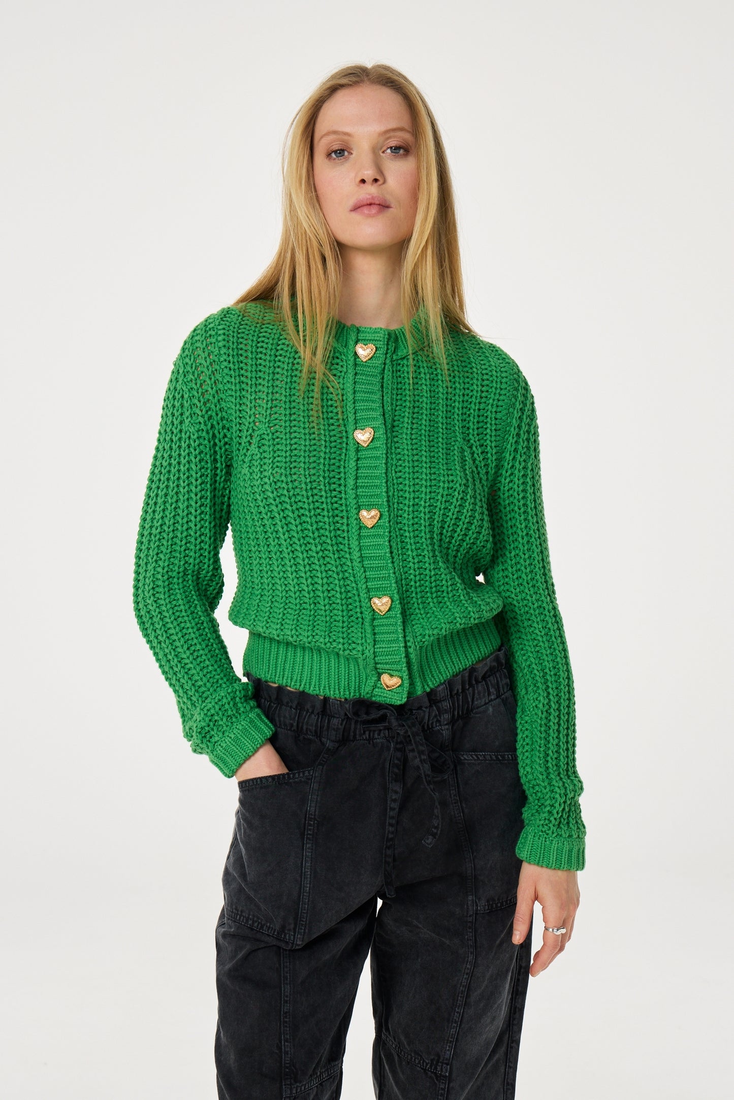 FABIENNE CHAPOT VEST SUN GREEN GLIMMER