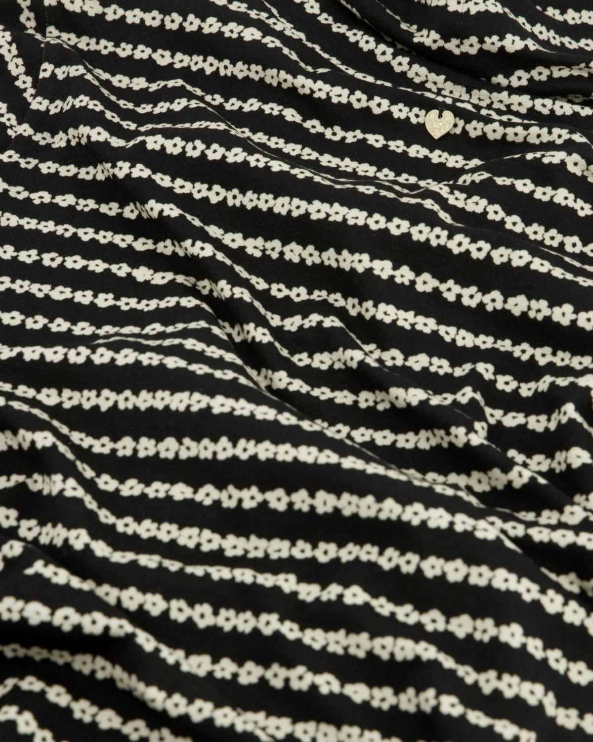 FABIENNE CHAPOT TOP JADE BLACK/COSY WHITE