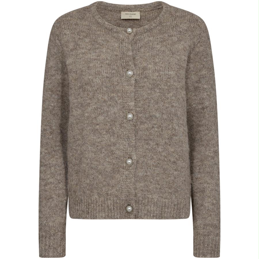 FREEQUENT VEST LOUISA DESERT TAUPE MELANGE