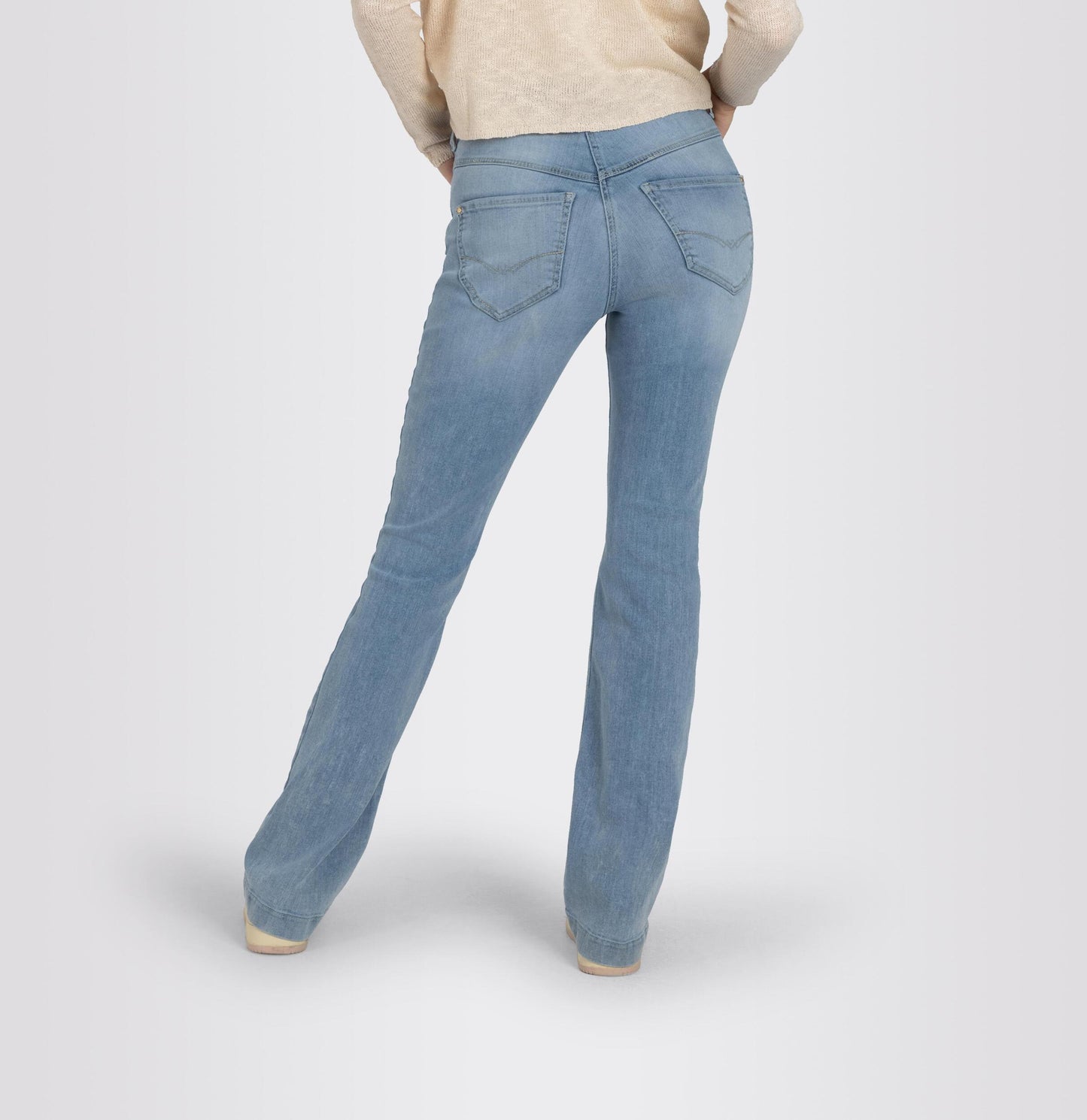 MAC JEANS DREAM BOOT AUTHENTIC SUMMER BLUE CLOUDS WASH