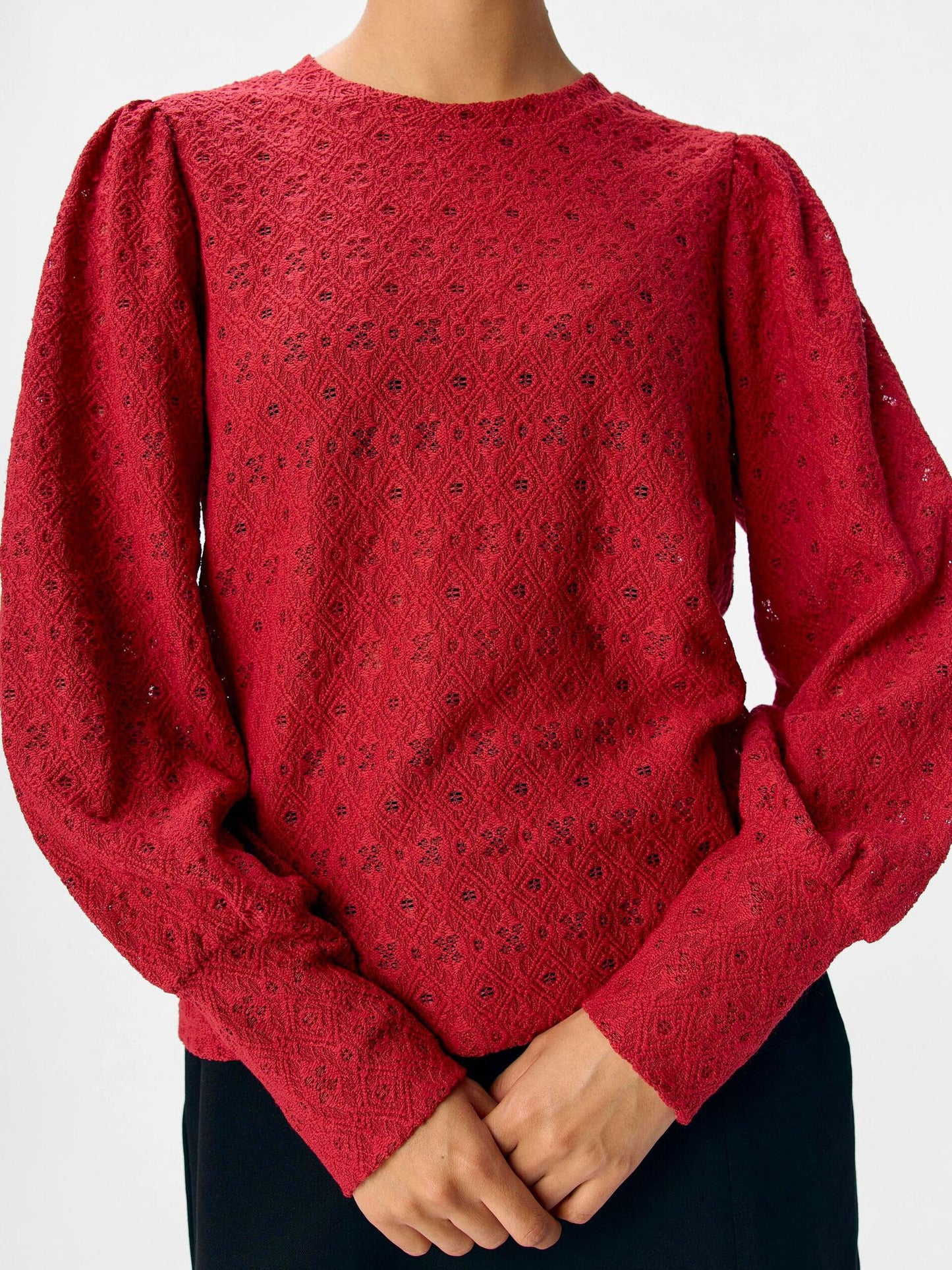 OBJECT SHIRT LAILA KARANDA RED