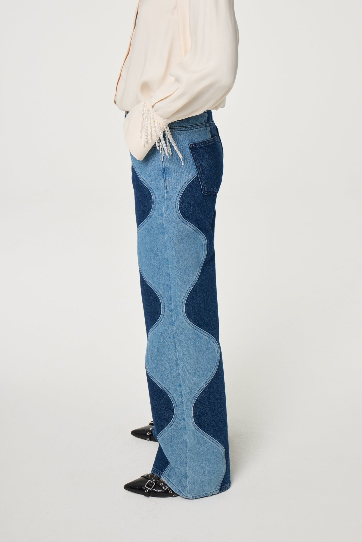 FABIENNE CHAPOT JEANS THEA WAVY BLUE