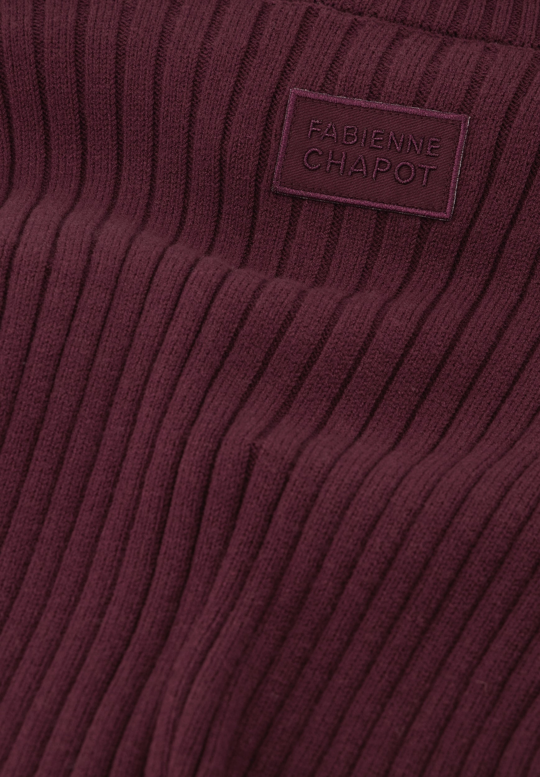 FABIENNE CHAPOT VEST VESTA DEEP BURGUNDY