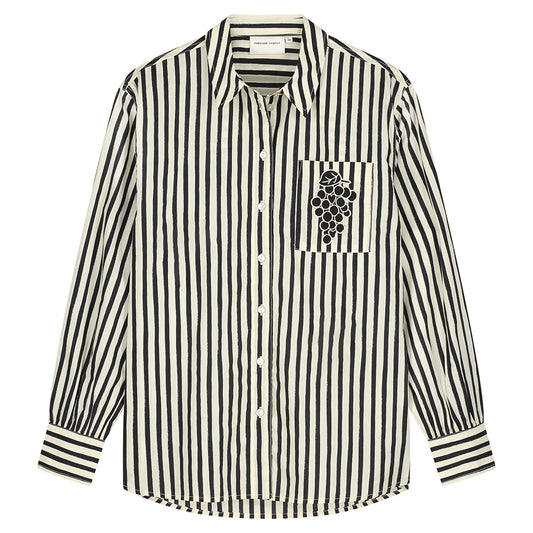 FABIENNE CHAPOT BLOUSE ALEX COSY WHITE/BLACK