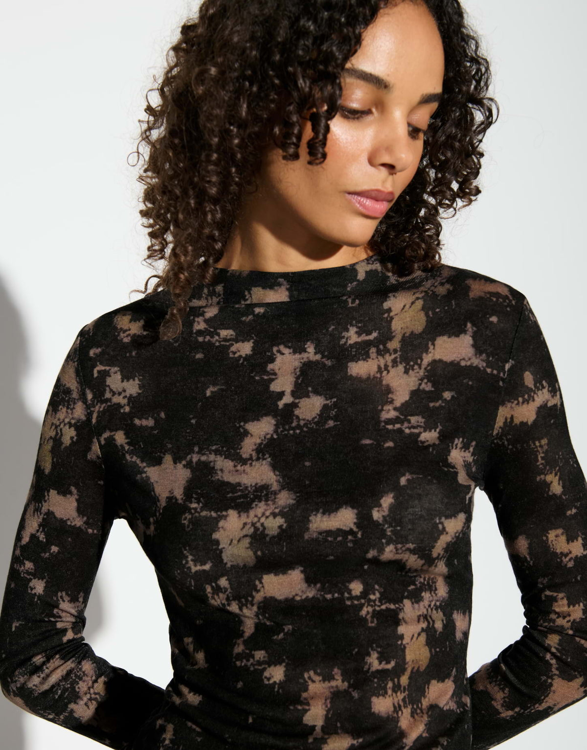 OPUS SHIRT SECKI SPARK BLACK/BROWN
