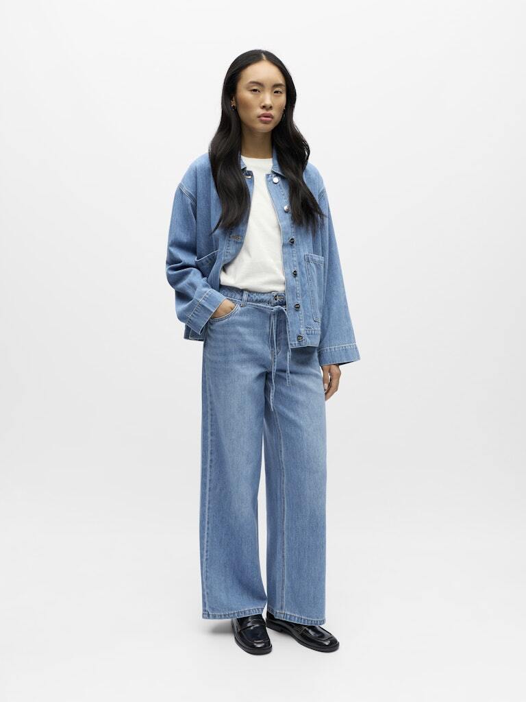 OBJECT JEANS ROSIE WIDE LIGHT BLUE DENIM