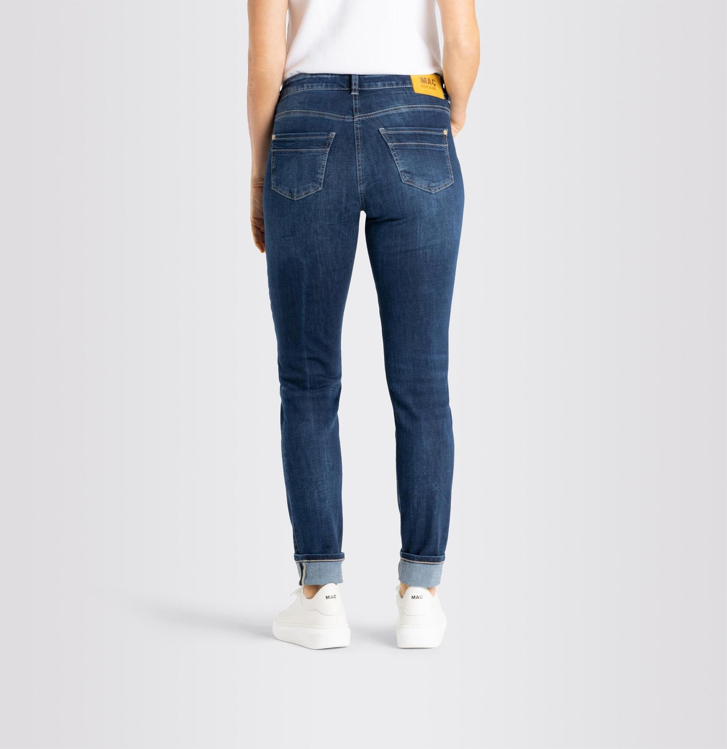 MAC JEANS RICH SLIM DARK BLUE NET WASH