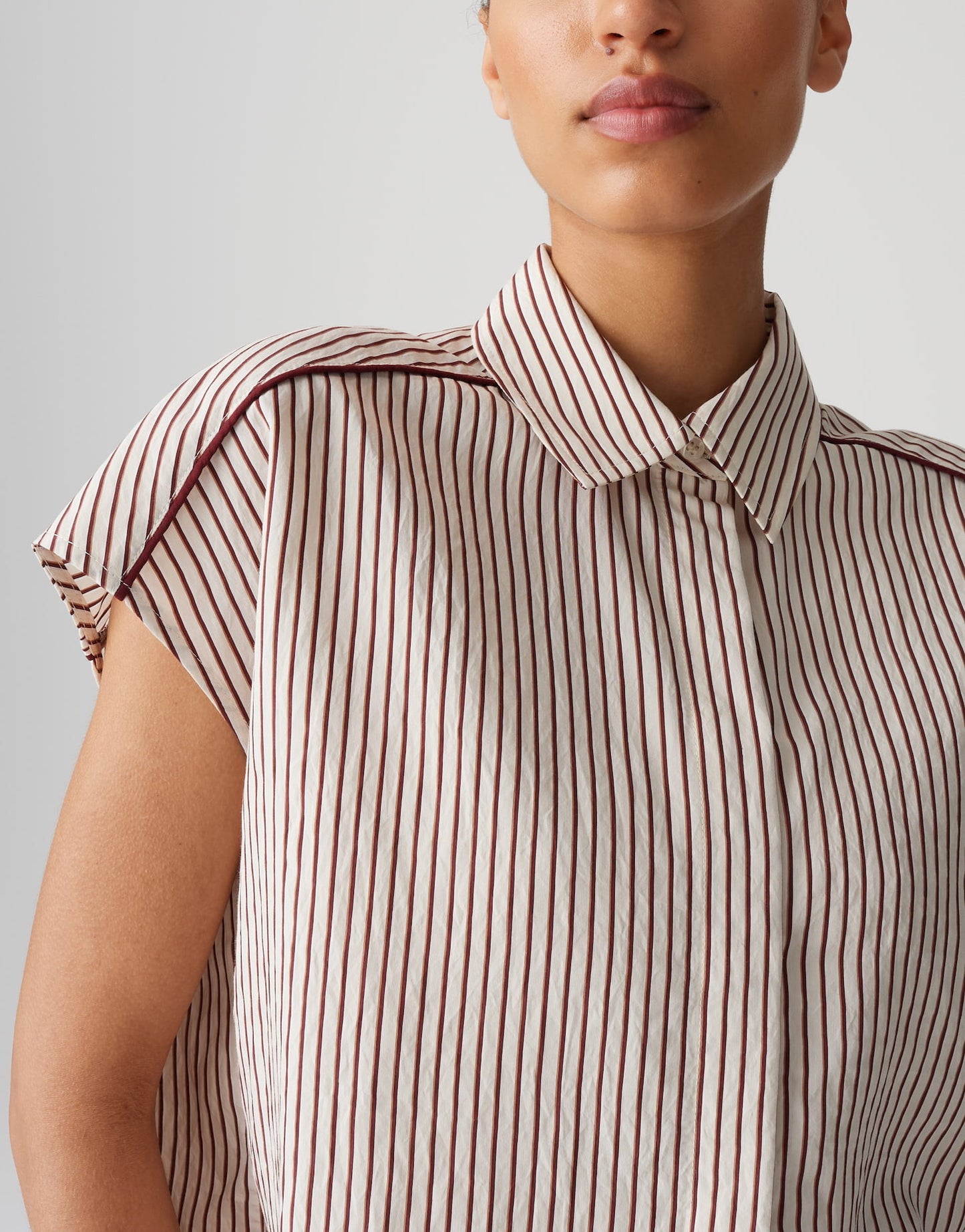 OPUS BLOUSE FAMELLA CASSIS
