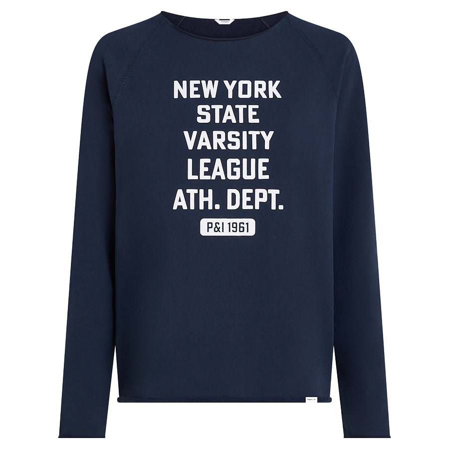 PENN&INK SWEATER BASIC NAVY/WHITE
