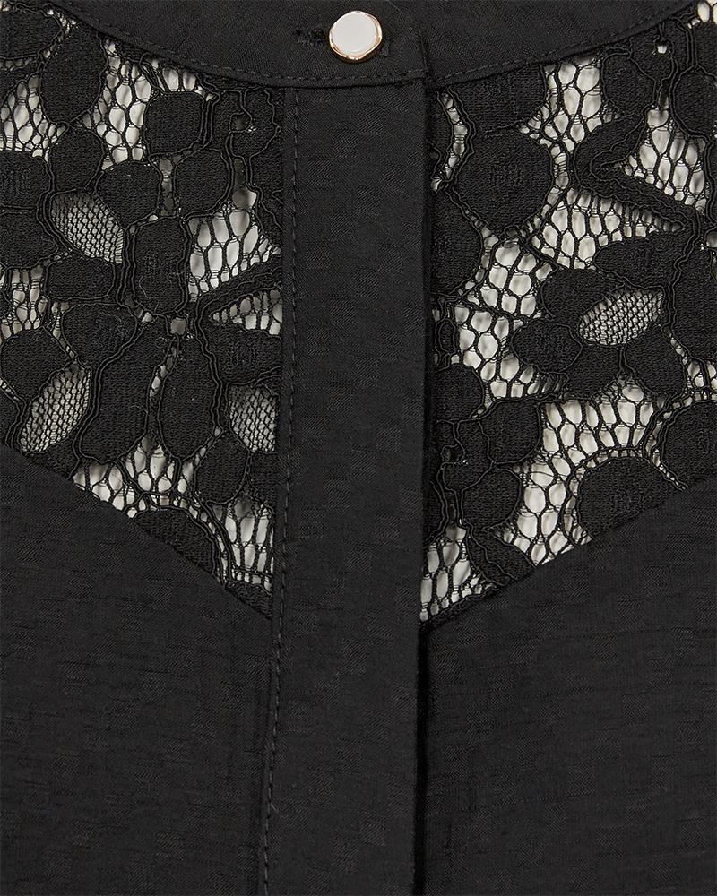 FREEQUENT BLOUSE VIALIPA BLACK