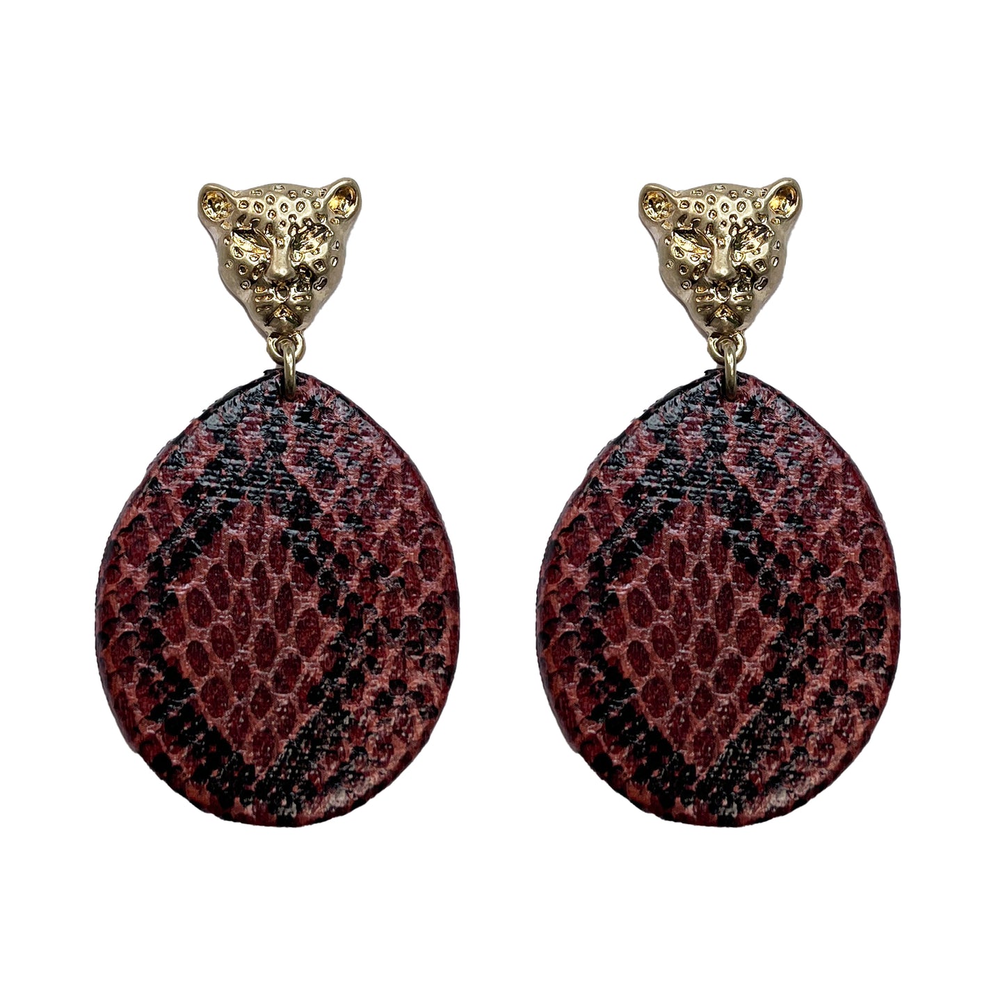 CANDY SWEET OORBELLEN LEOPARD/SNAKE GOLD