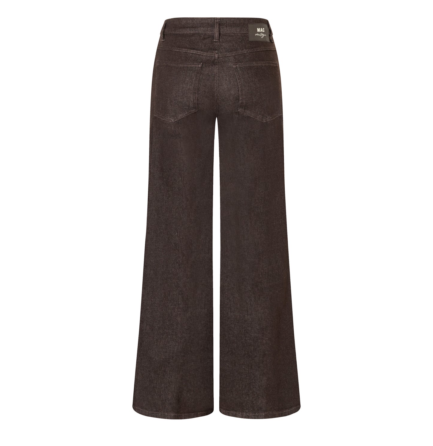 MAC JEANS WIDE FLARE BROWN RINSED
