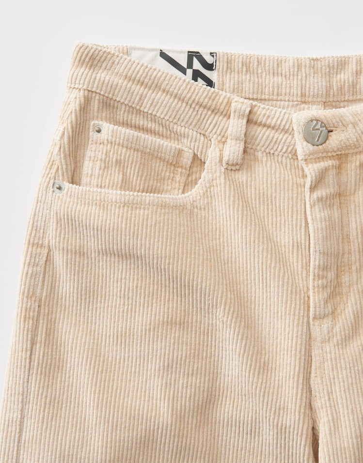OPUS BROEK MINAH PALAZZO CORD MACADAMIA