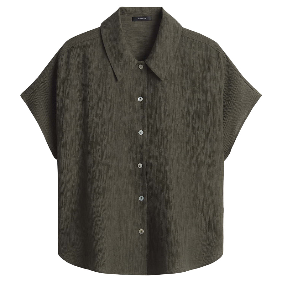 OPUS BLOUSE FASINGA OLIVE LEAF