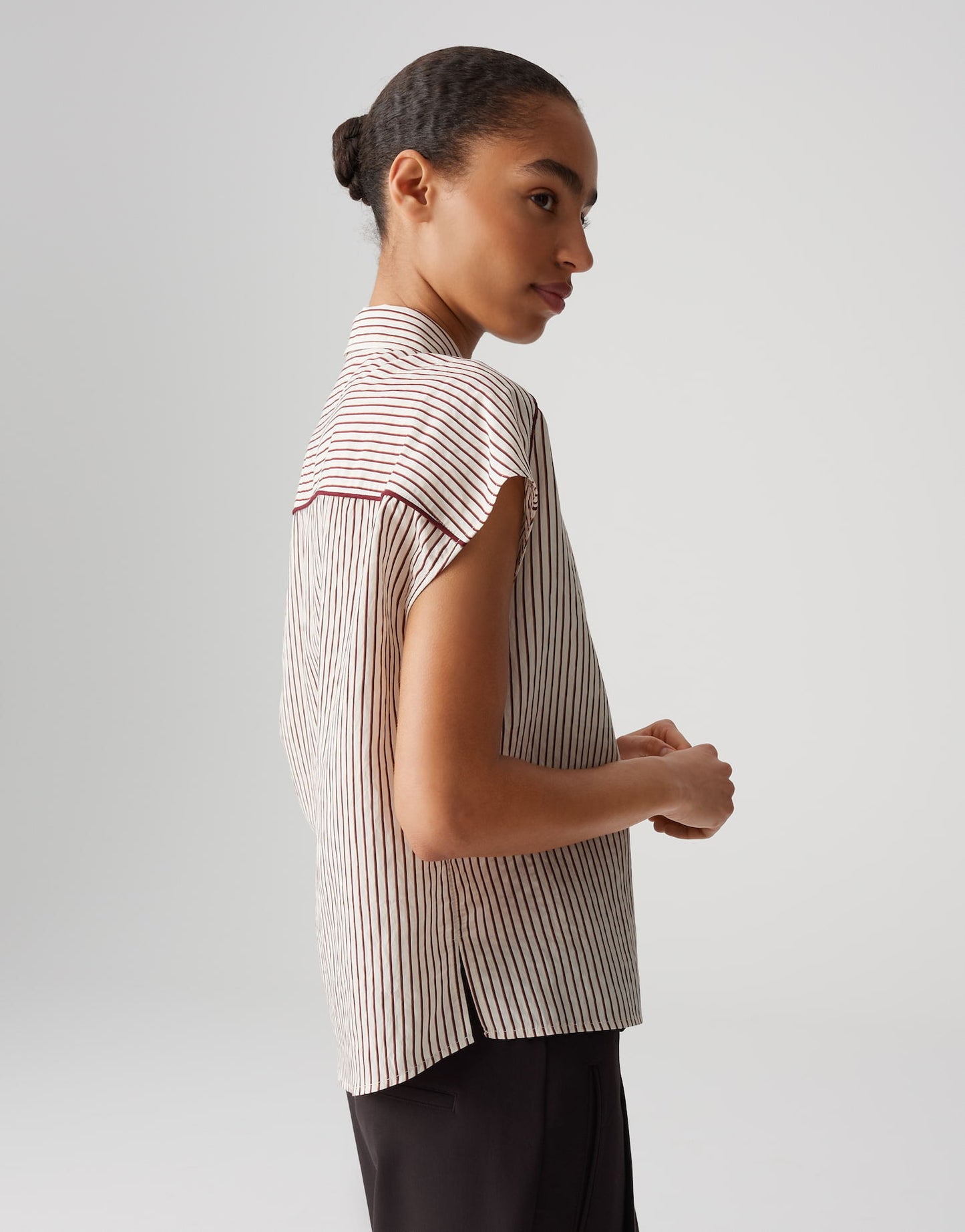 OPUS BLOUSE FAMELLA CASSIS