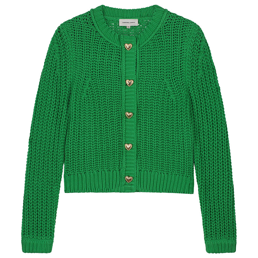 FABIENNE CHAPOT VEST SUN GREEN GLIMMER