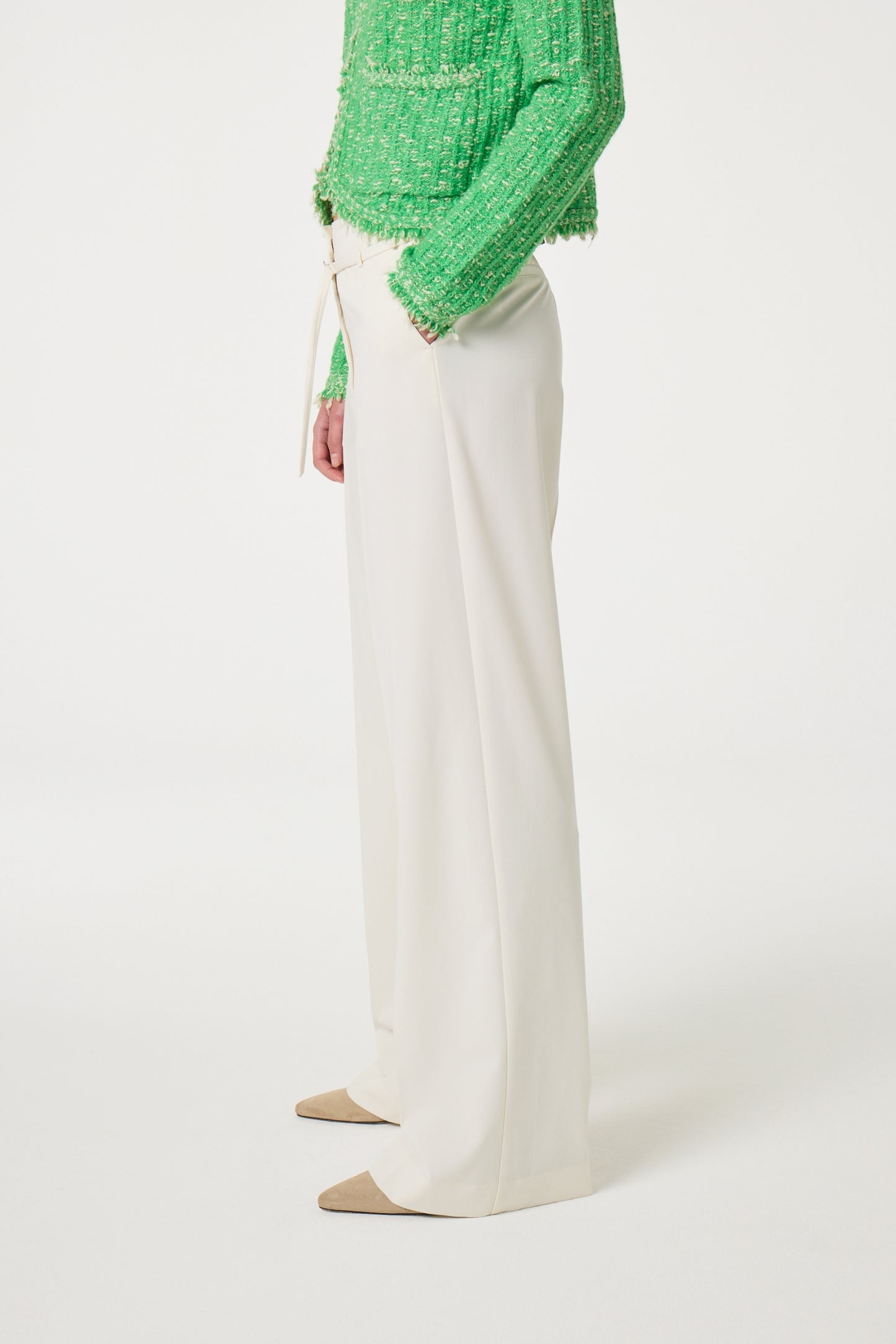 FABIENNE CHAPOT BROEK NELSAN CREAM WHITE