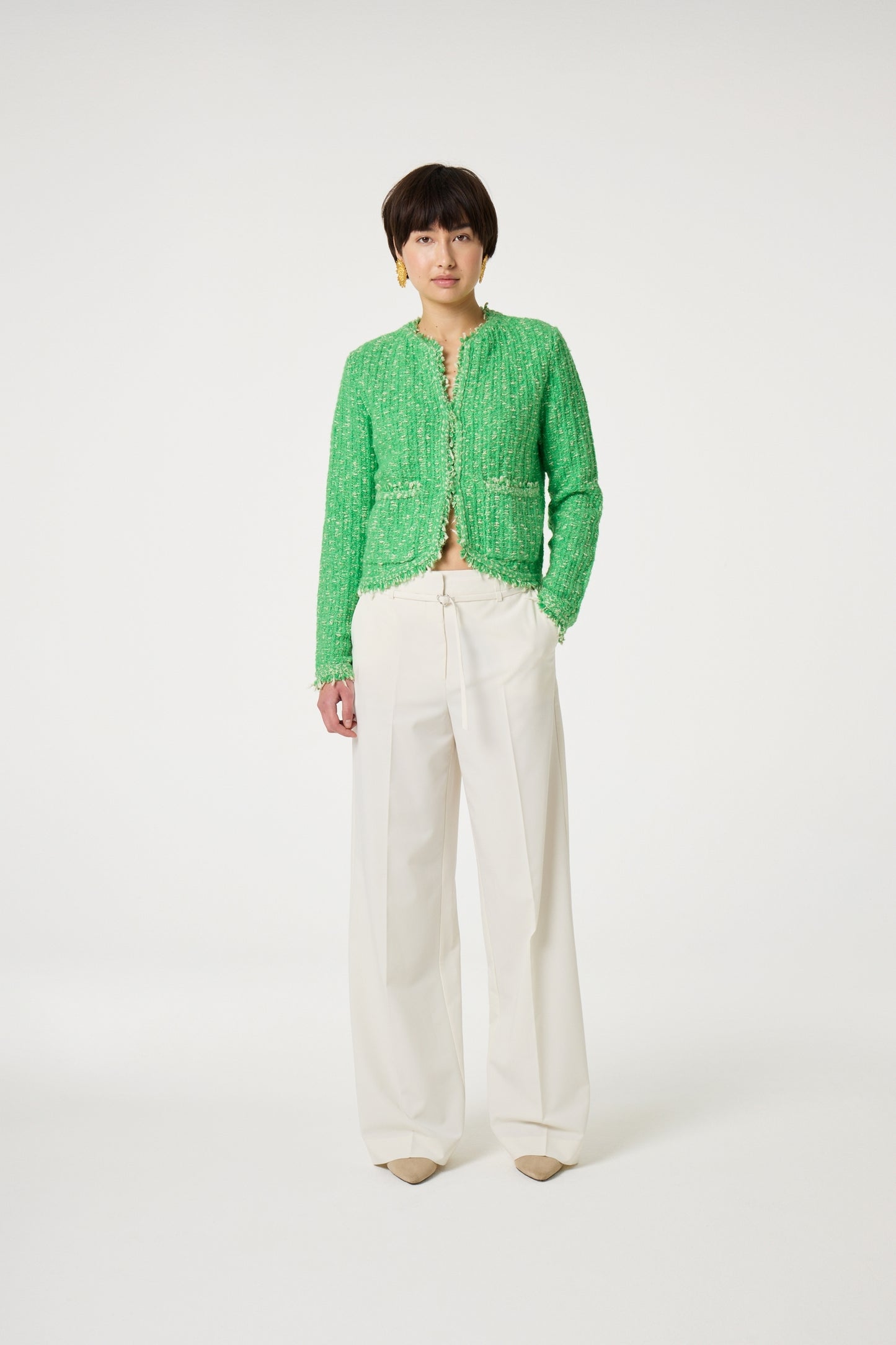 FABIENNE CHAPOT BROEK NELSAN CREAM WHITE