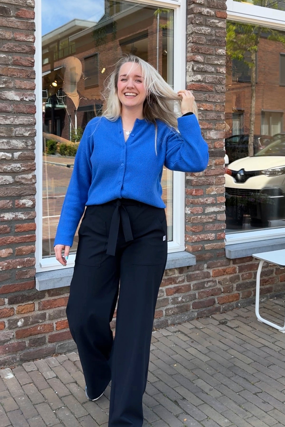 PENN&INK BROEK TRAVEL NAVY