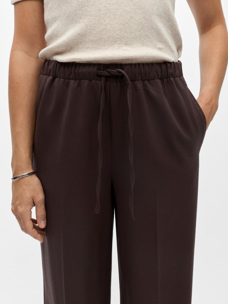 OBJECT BROEK MET KOORD SEAL BROWN